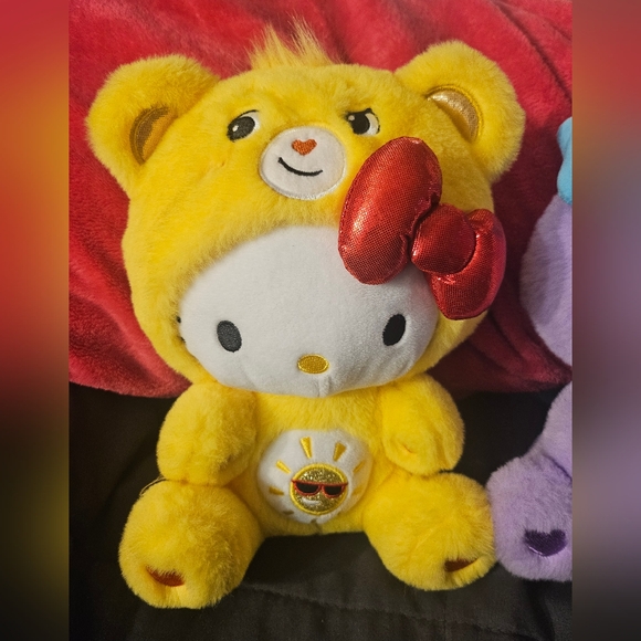 Care Bears Plush Hello Kitty Funshine Bear My Melody Share Bear Plush - Picture 2 of 10